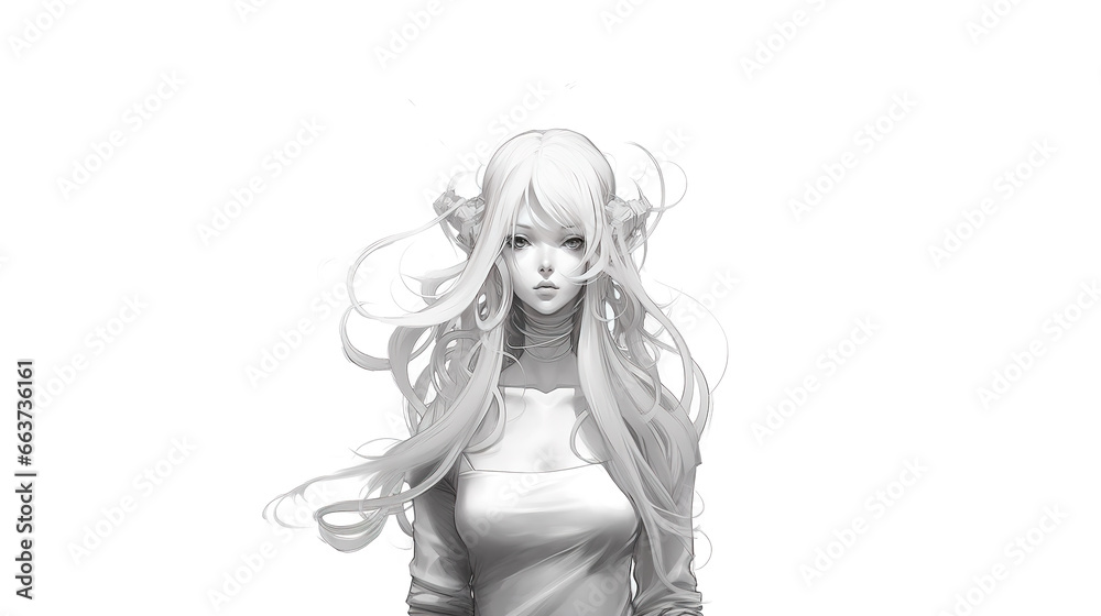 a fantasy fashion anime girl as a banner illustration a fantasy fashion anime girl as a banner illustration