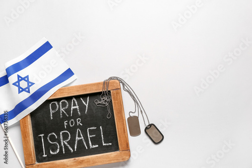 Chalkboard with text PRAY F...