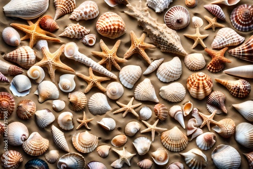 seashells on the beach © Nature Lover