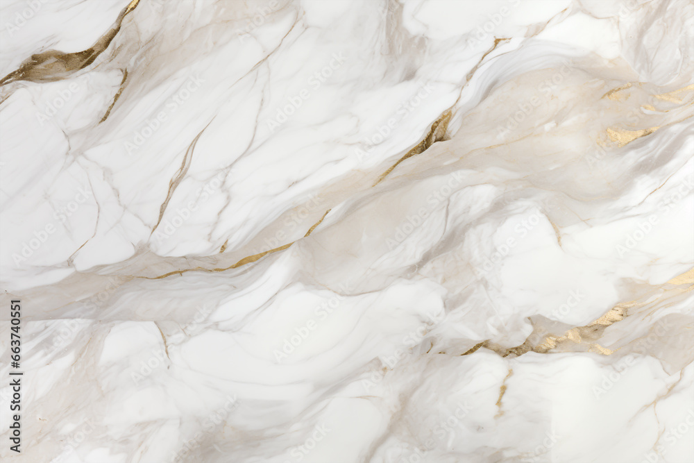 White gold marble texture pattern background   - obrazy, fototapety, plakaty 