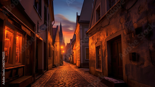 Estonia saiakang street in tallinn's old town.