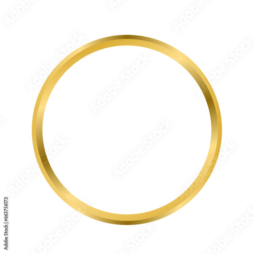 Gold ring frame