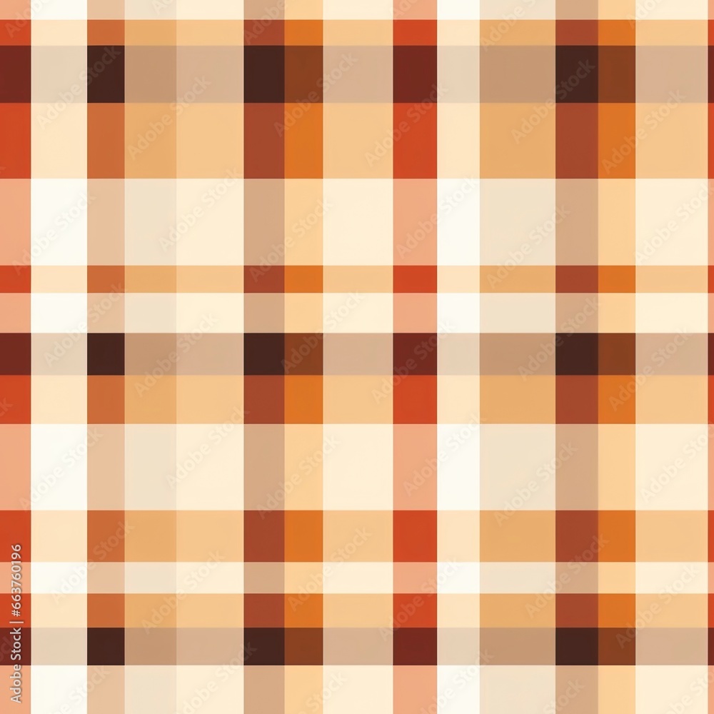 brown and orange tartan plaid pattern