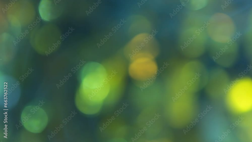 video of green bokeh background