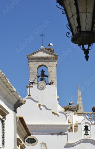 Historic old town church in Faro, Algarve = Portugal
