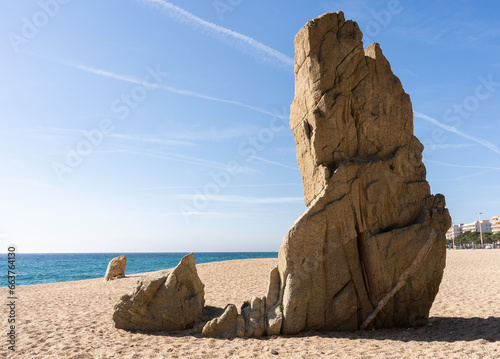 Monolito Cavall Bernat en Platja d'Aro, Costa Brava, Cataluña, España
 photo