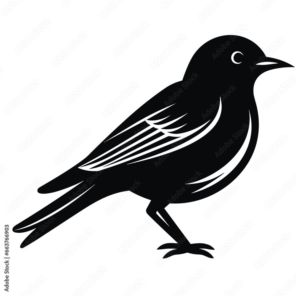 Bird Icon Illustration. SVG Vector Bird Icon Illustration. SVG Vector