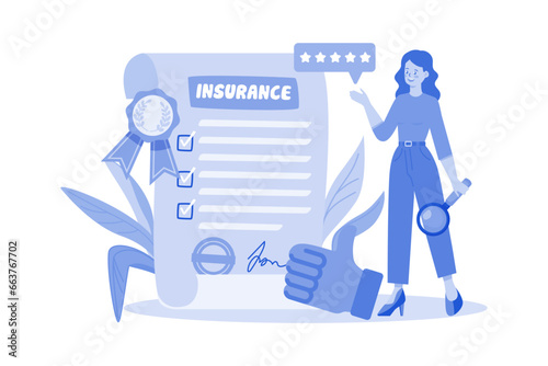 Insurance Appraiser assessing the value of insured property