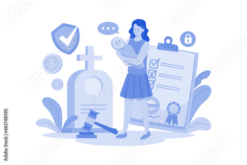 Death Risk Insurance providing for beneficiaries in case of death