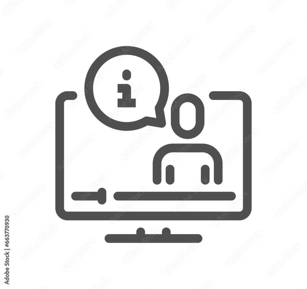 Reception related icon outline and linear vector. Reception related icon outline and linear vector.