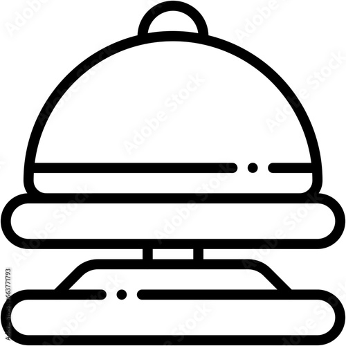 Vector Icon Hotel Bell, Bell, Hotel, Hotel Bell, Service, Ring