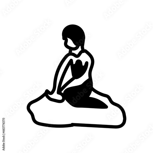 Принти на полотні Little Mermaid icon in vector. Illustration
