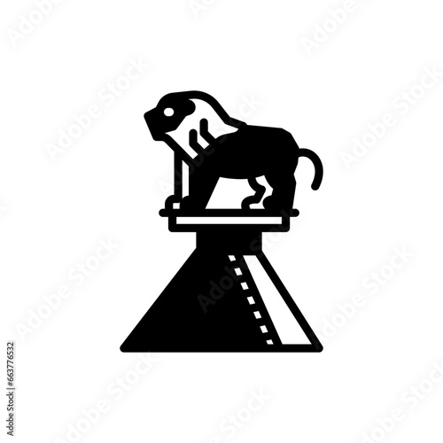 Waterloo in Belgium icon in vector. Illustration