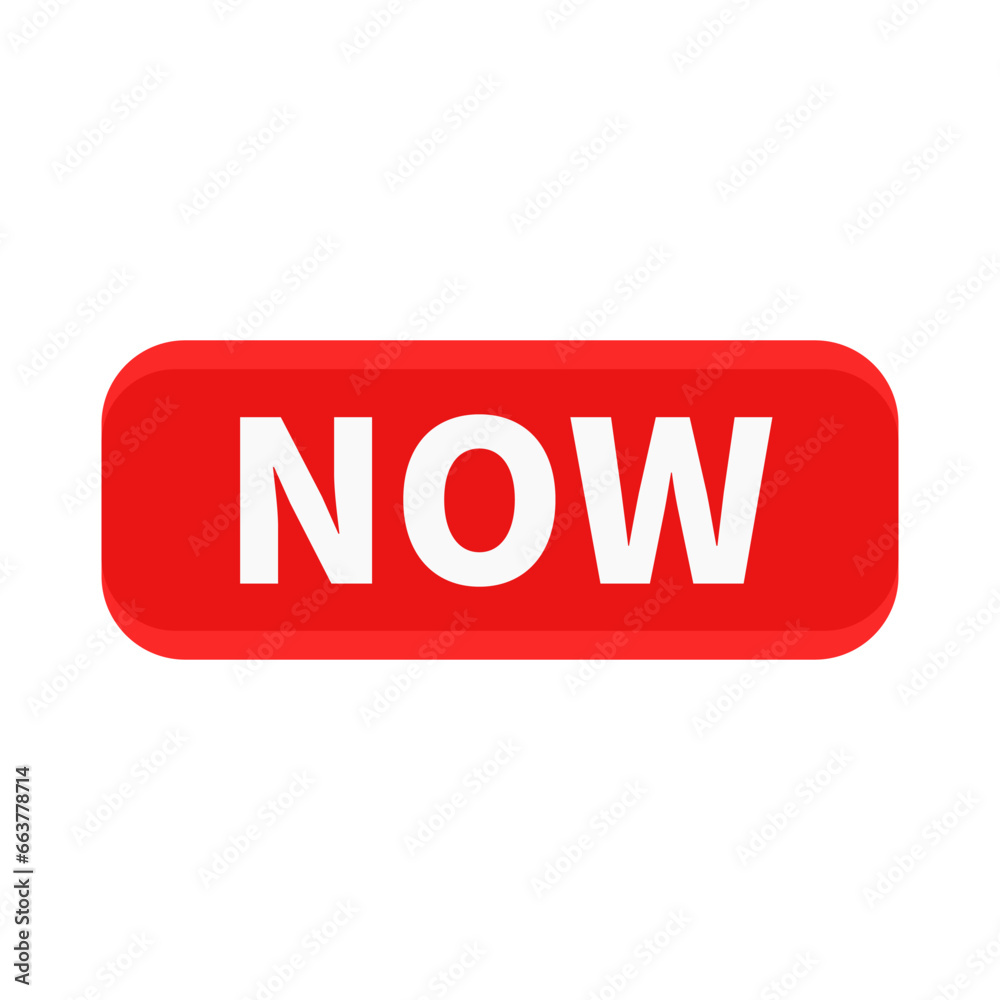 Now Button In Red Rectangle Shape For Website Marketing Sale Business
Now Button In Red Rectangle Shape For Website Marketing Sale Business
