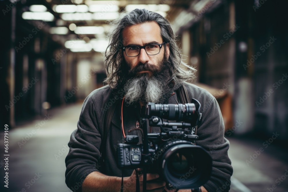 The videographer shoots the plot in production. The videographer shoots the plot in production.