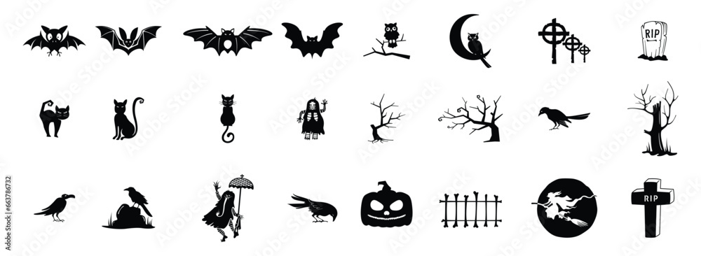 halloween icons.