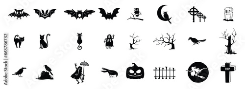 halloween icons.