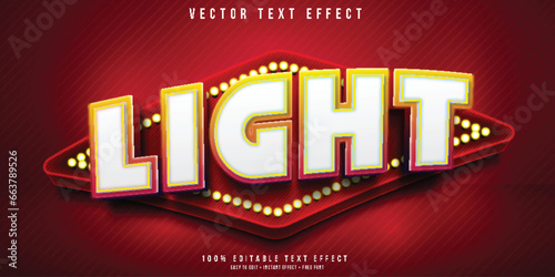 Casino style casino 3d editable text effect