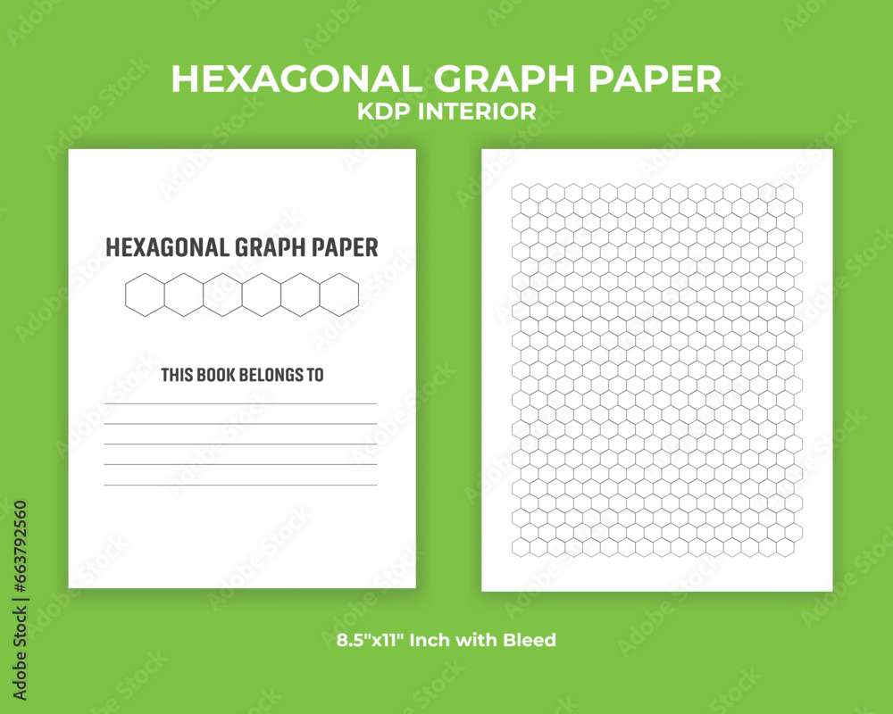 Hexagonal Graph Paper KDP Interior