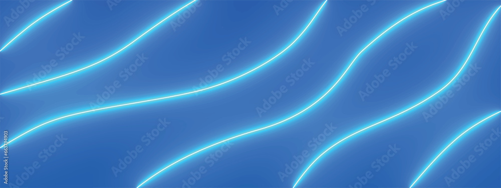 Abstract gradient background with blue neon lines Abstract gradient background with blue neon lines