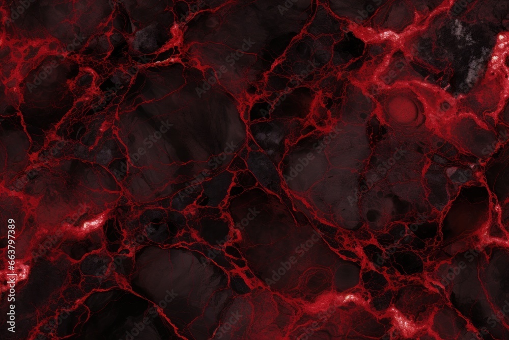 Red and Black Marble Seamless Texture