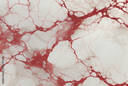Red and White Marble Seamless Texture