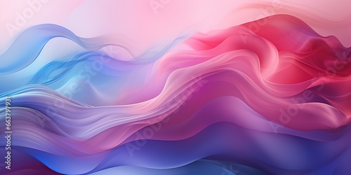 Cloudy waves in purple, pink, blue abstract background, ultraviolet photo