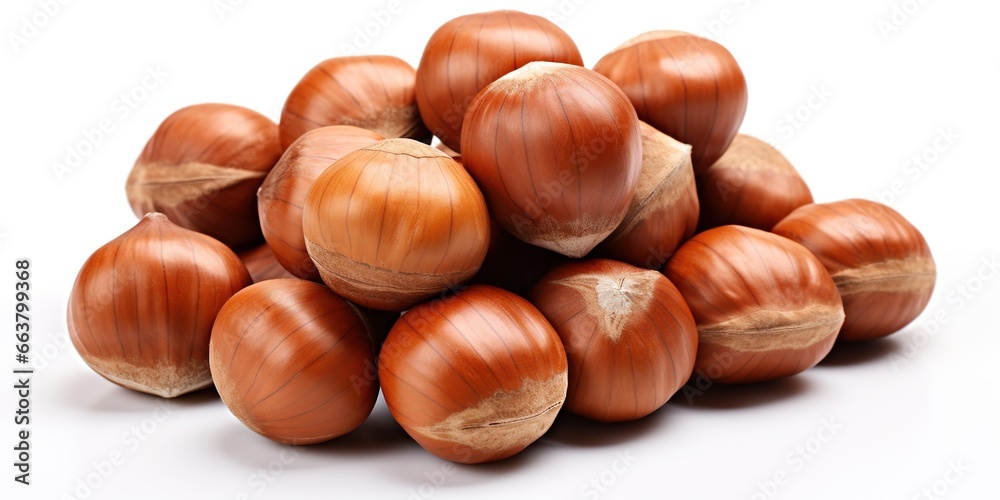 Hazelnut or filbert nut isolated Hazelnut or filbert nut isolated