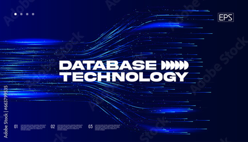 Big data abstract backgorund. Data funnel ai network background. 