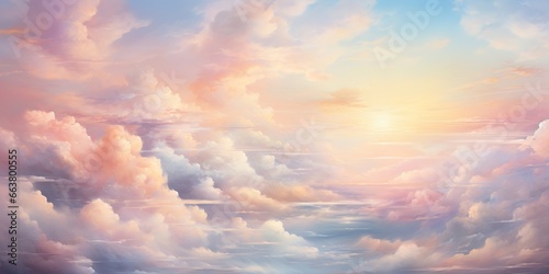 Pastel Cloud Serenity © Svitlana