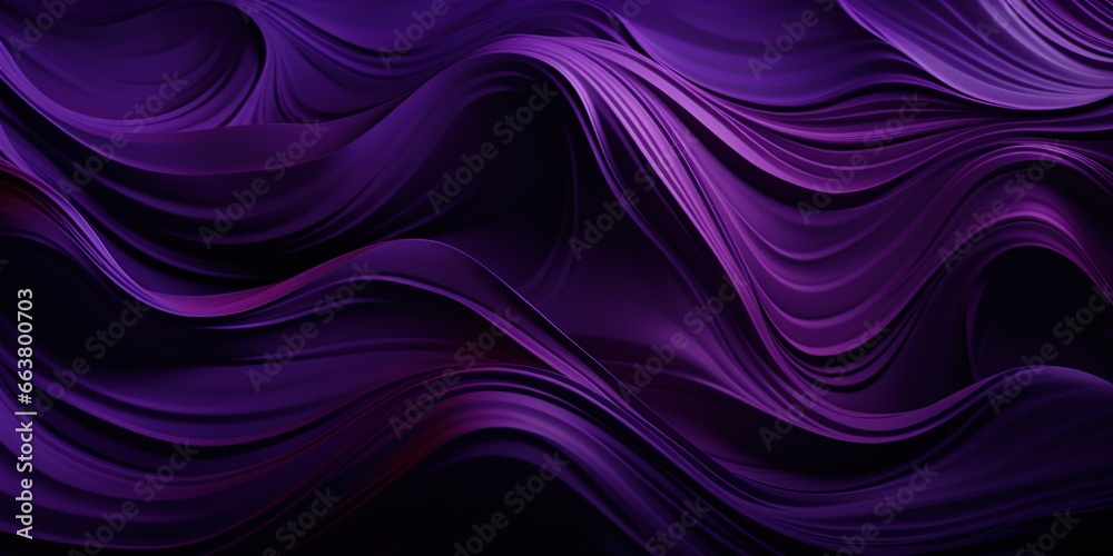 Purple Waves on Dark Purple Waves on Dark