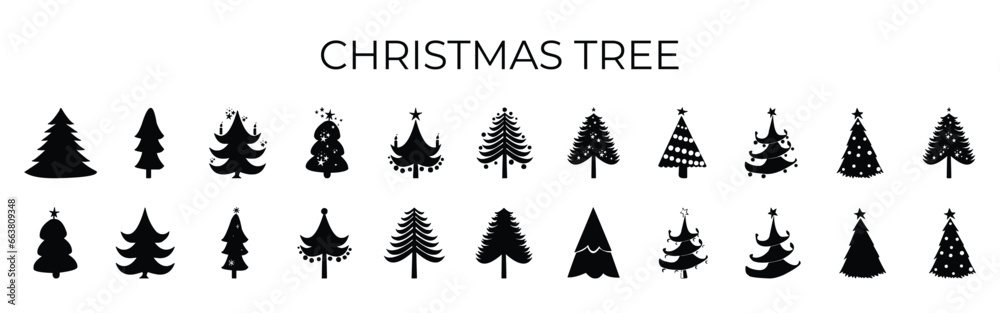 illustration of christmas tree
