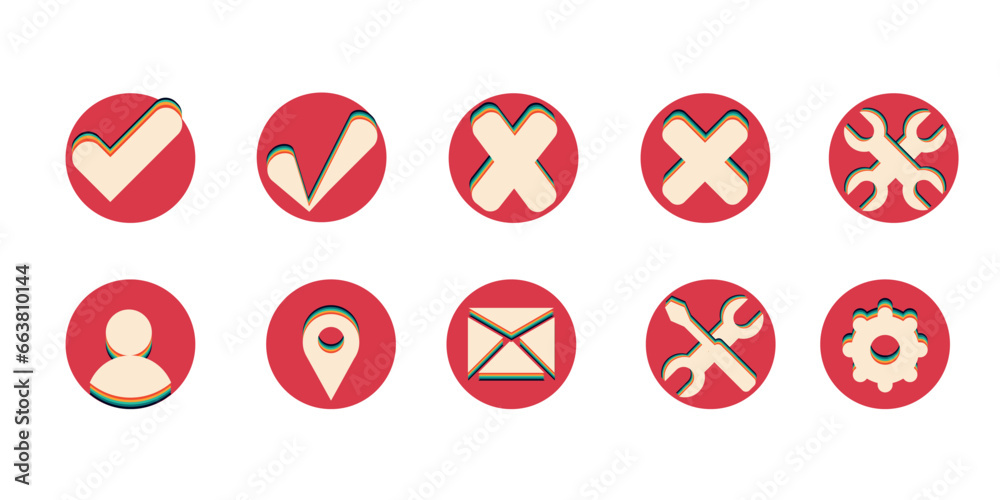 10 icons. Vector icons set website. for retro style computers and phones,1 10 icons. Vector icons set website. for retro style computers and phones,1