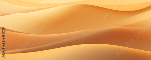 abstract background with waves, sandy brown dunes wallpaper background illustration, Desert landscape with undulating waves of sand  © Ojosdemar