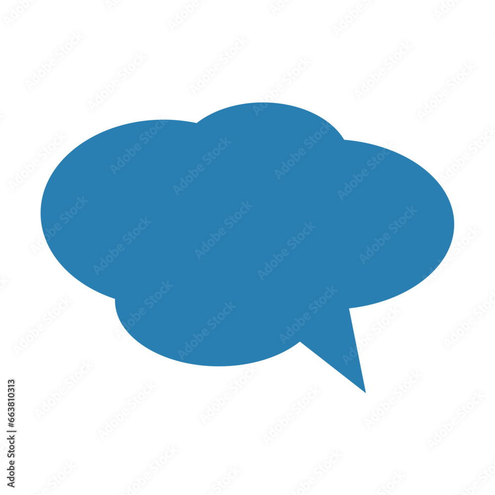 Speech bubble icon. Chat flat icon. Speech bubble icon. Chat flat icon.