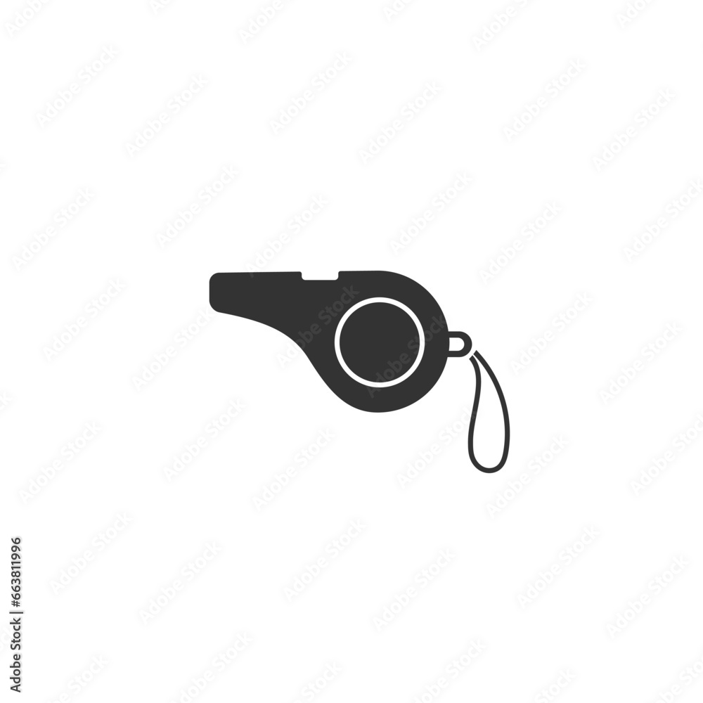 Referee vector icon illustration sign Referee vector icon illustration sign