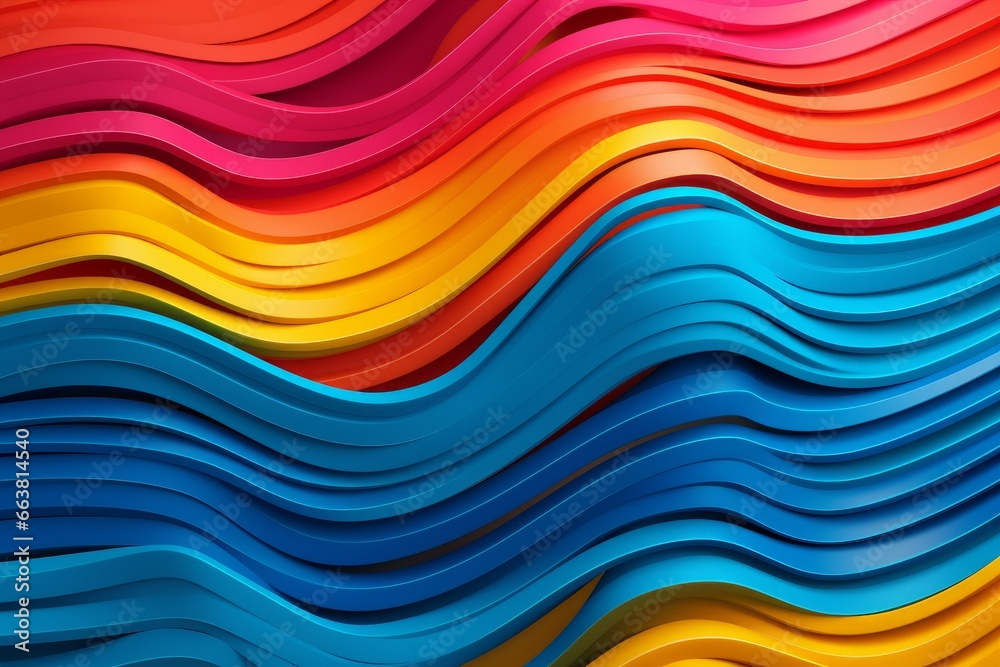 Moving Colorful Lines, Seamless Texture