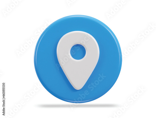 location map pin gps pointer markers 3d realistic icon