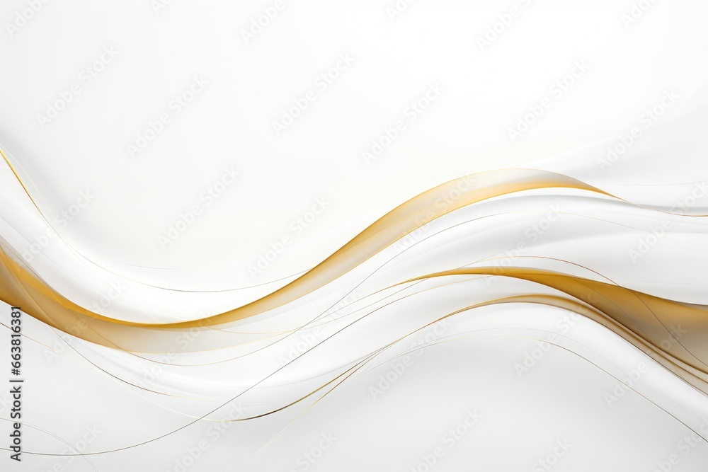 Golden Lines on White Background Golden Lines on White Background