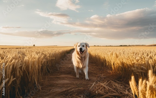 Photo of Dog in a farmlands