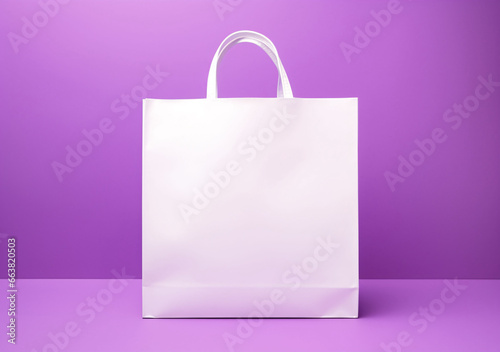 Shopping bags and still life on desktop, Double Eleven shopping festival online shopping concept illustration background