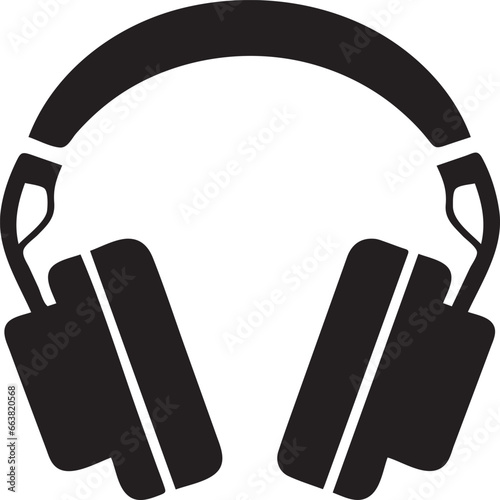 Headphone icon vector EPS10