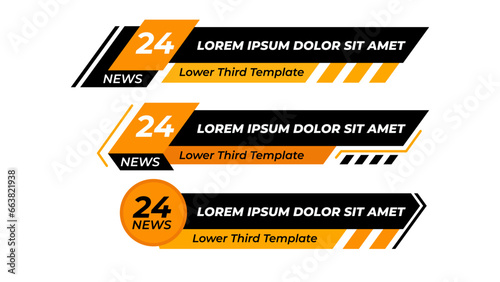 News Lower Thirds Template Pack