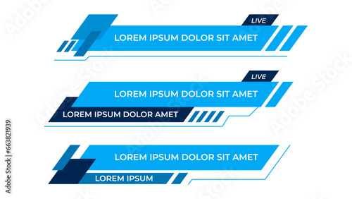 News Lower Thirds Template Pack