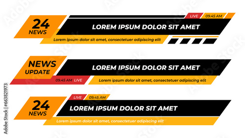 News Lower Thirds Template Pack