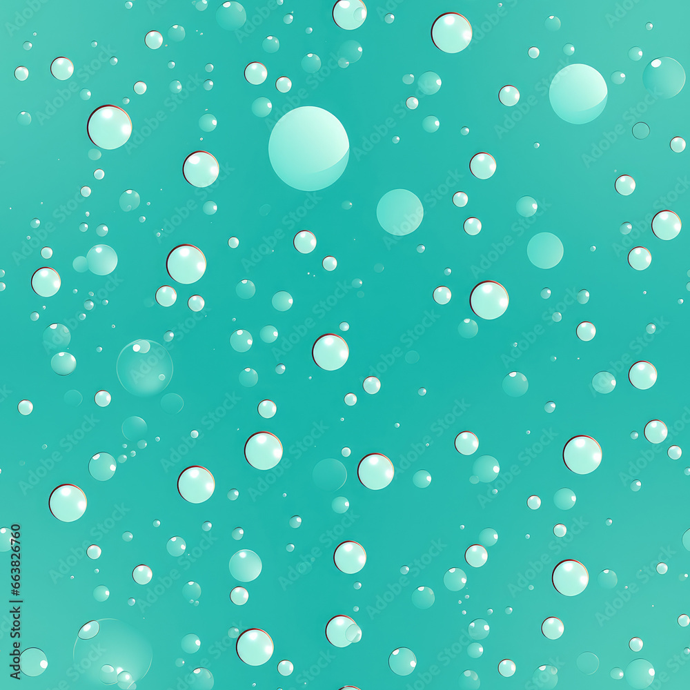 Water droplet liquid rain water drops wet blue repeat pattern cartoon