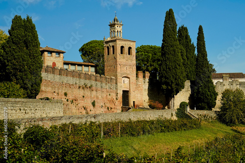 Castello di San Salvatore, Collalto, Treviso. Veneto, Italia