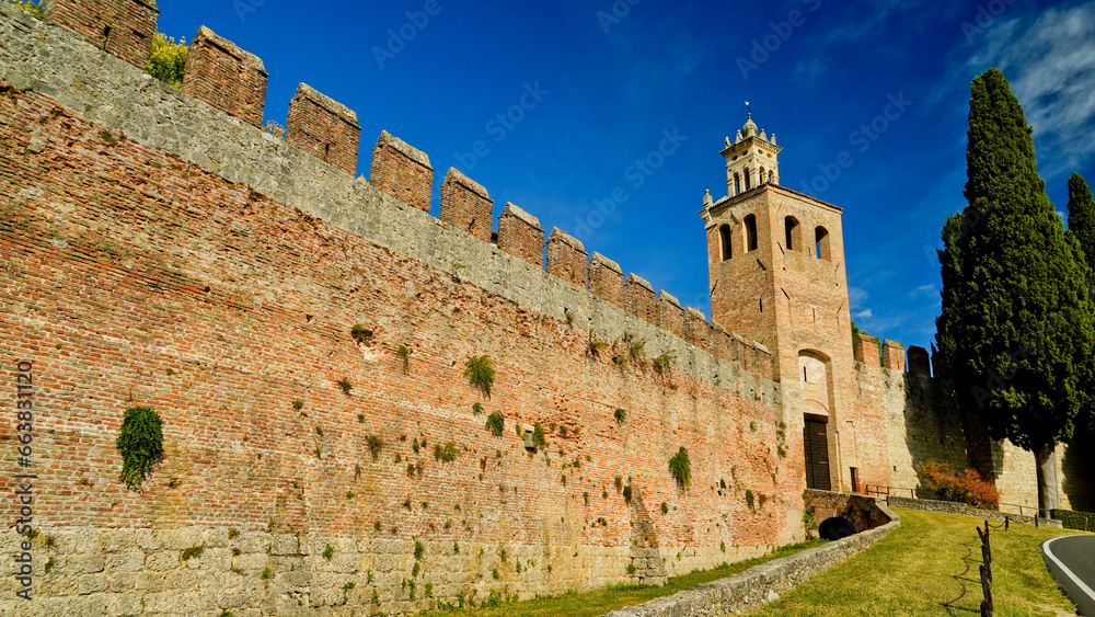 Castello di San Salvatore, Collalto, Treviso. Veneto, Italia
