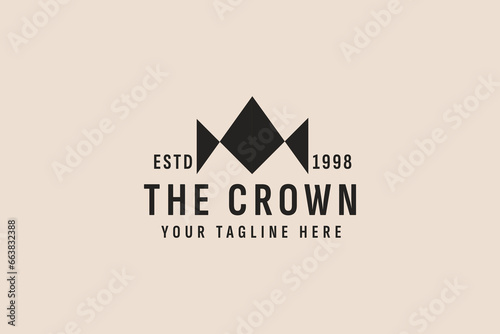 vintage style crown logo vector icon illustration Free Download vintage style crown logo vector icon illustration - GFXLoad