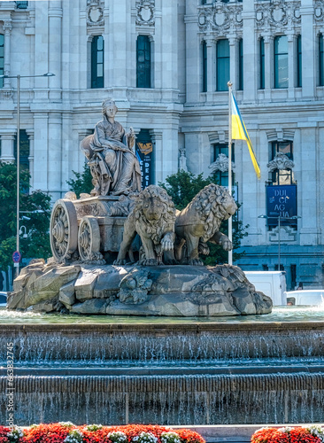 Medieval Fountain of Cibele, Madrid, Spain